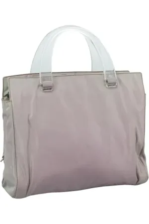 Prada Pre-owned, Dame, Lilla, ONE SIZE, Nylon, Pre-owned nylon hndtasker
