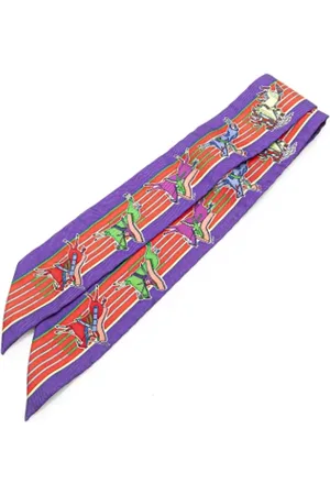 Hermès Pre-owned, Dame, Flerfarvet, ONE SIZE, Tyl, Pre-owned Silke trklaeder