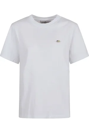 Fiorucci Top, Dame, Hvid, S, Bomuld, Hvid Angel Patch Grafisk T-shirt