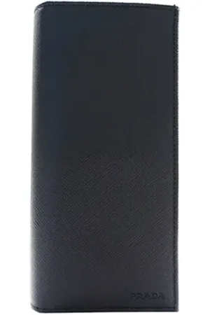 Prada Pre-owned, Herre, Sort, ONE SIZE, Læder, Pre-owned Laeder punge