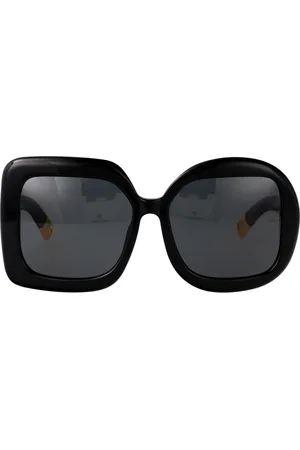 Jacquemus Tilbehør, unisex, Sort, 64 MM, Uld, Stilfulde firkantede solbriller