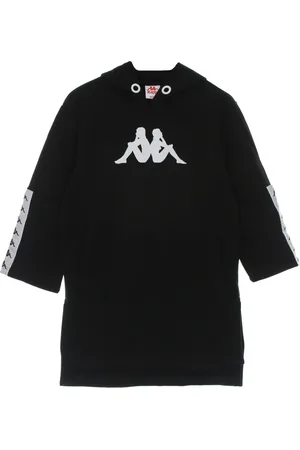Kappa Sweathshirts & Hoodies, Dame, Sort, M, Bomuld, Asymmetrisk Hem Women