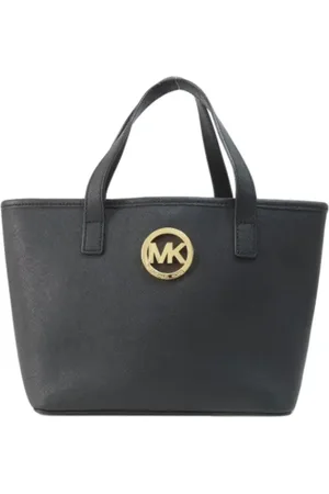 Michael Kors Pre-owned, Dame, Sort, ONE SIZE, Tyl, Pre-owned Stof totes