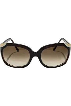 LOUIS VUITTON Pre-owned, Dame, Brun, ONE SIZE, Tyl, Pre-owned Plast solbriller