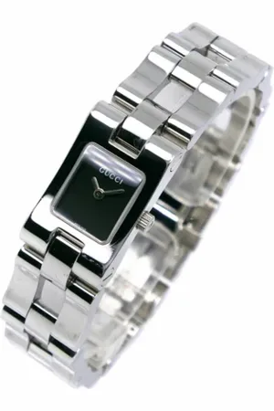 Gucci Pre-owned, Dame, Sort, ONE SIZE, Tyl, Pre-owned Glas watches