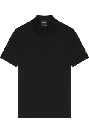 Lyle & Scott Top, Herre, Sort, M, SS Polo Bluser Ottoman Tipped Polo Shirt