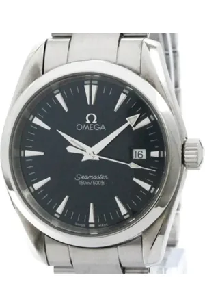 Omega Pre-owned, Herre, Blå, ONE SIZE, Pre-owned Rustfrit stal watches