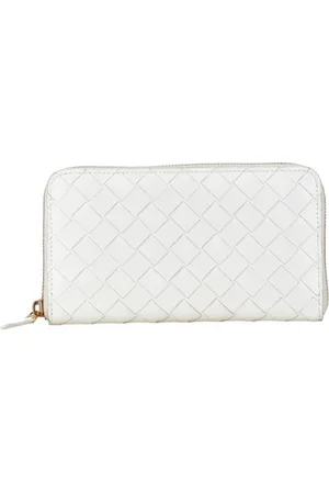 Bottega Veneta Pre-owned, Dame, Hvid, ONE SIZE, Tyl, Pre-owned Laeder punge