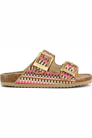 Colors of California Sko, Dame, , 38 EU, Etnisk vævet sandal med sølvspænder