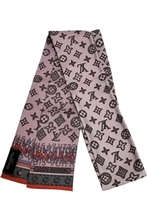 LOUIS VUITTON Pre-owned, Dame, Flerfarvet, ONE SIZE, Tyl, Pre-owned Silke trklaeder