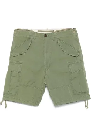 Ralph Lauren Shorts, Herre, Grøn, W31, Grønne Cargo Shorts Justerbar Snørelukning