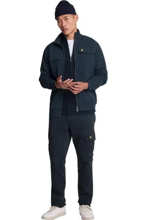 Lyle & Scott Bukser, Herre, Blå, W28 L32, Bukser Cargo Bukser