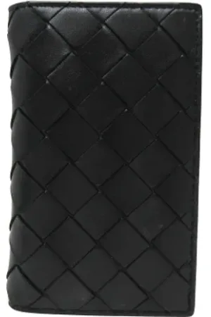 Bottega Veneta Pre-owned, Dame, Sort, ONE SIZE, Tyl, Pre-owned Laeder punge