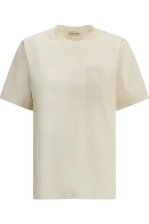Moncler Top, Dame, , XS, Bomuld, T-shirt med sidelommer og lomme