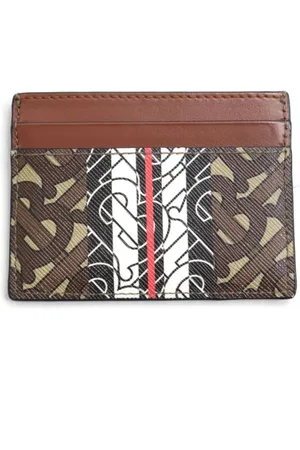 Burberry Pre-owned, Herre, Brun, ONE SIZE, Læder, Pre-owned Laeder punge