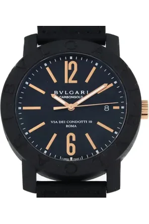Bvlgari Pre-owned, Herre, Sort, ONE SIZE, Pre-owned Glas watches