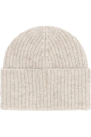 Brunello Cucinelli Tilbehør, Herre, , M, Uld, Ribbet Uld Beanie Hat