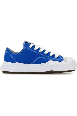 MIHARA YASUHIRO Sko, Herre, Blå, 39 EU, Blå Canvas Sneakers