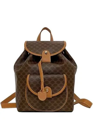 Céline Pre-owned, Dame, Brun, ONE SIZE, Tyl, Pre-owned Laeder celine-tasker