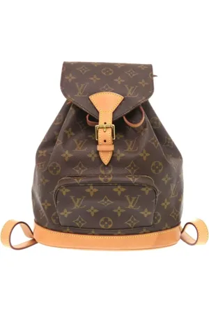LOUIS VUITTON Pre-owned, Dame, Brun, ONE SIZE, Tyl, Pre-owned canvas tasker
