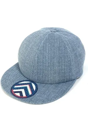 CHANEL Pre-owned, Dame, Blå, ONE SIZE, Bomuld, Pre-owned Bomuld hatte
