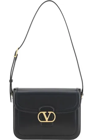 VALENTINO GARAVANI Taske, Dame, Sort, ONE SIZE, Uld, Elegant Læder Skuldertaske