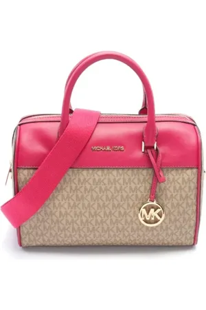 Michael Kors Pre-owned, Dame, , ONE SIZE, Uld, Pre-owned canvas håndtasker