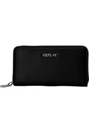 Replay Tilbehør, Herre, Sort, ONE SIZE, Uld, Sort lynlåspung Stilfuld Model