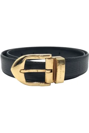 LOUIS VUITTON Pre-owned, Dame, Sort, ONE SIZE, Uld, Pre-owned Laeder baelter