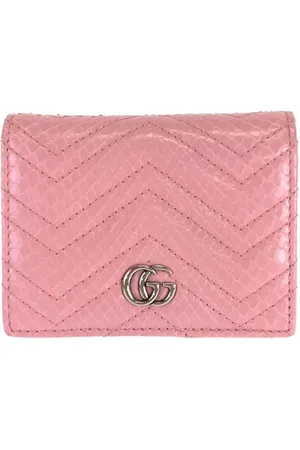 Gucci Pre-owned, Dame, Lyserød, ONE SIZE, Tyl, Pre-owned Laeder punge