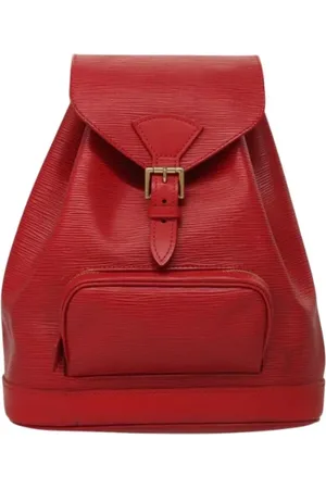 LOUIS VUITTON Pre-owned, Dame, Rød, ONE SIZE, Uld, Pre-owned Laeder rygsaekke