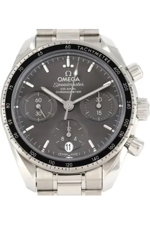 Omega Pre-owned, Herre, Grå, ONE SIZE, Pre-owned Rustfrit stal watches