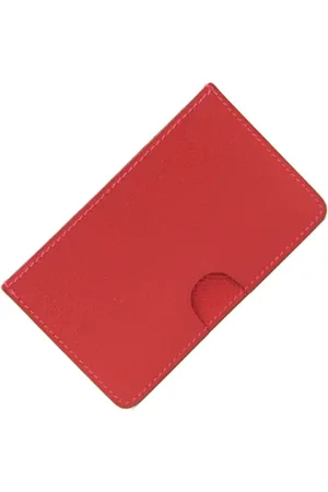 Hermès Pre-owned, Dame, Rød, ONE SIZE, Tyl, Pre-owned Laeder punge