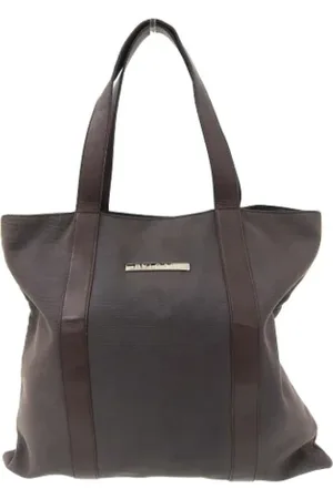 Bvlgari Pre-owned, Dame, Brun, ONE SIZE, Tyl, Pre-owned Canvas totes