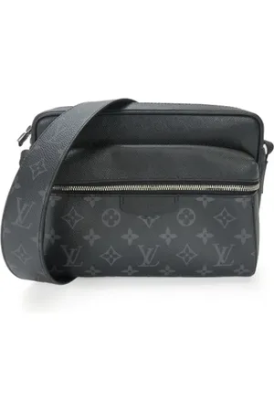 LOUIS VUITTON Pre-owned, Herre, Sort, ONE SIZE, Uld, Pre-owned canvas tasker