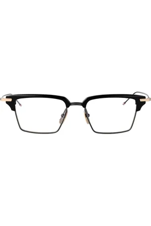 Thom Browne Tilbehør, unisex, Sort, 52 MM, Uld, Stilfulde optiske briller til sofistikeret look