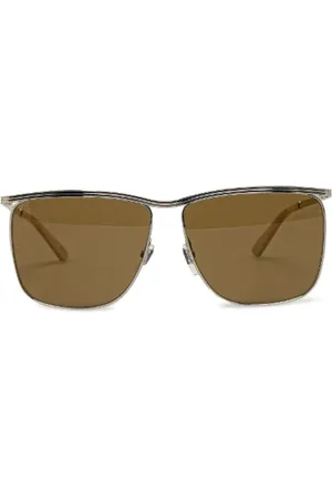 Gucci Pre-owned, Dame, Grå, ONE SIZE, Tyl, Pre-owned Plast solbriller