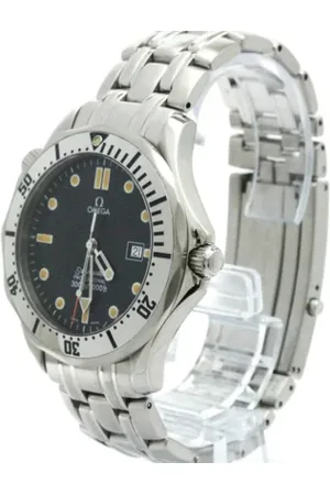 Omega Pre-owned, Herre, Blå, ONE SIZE, Pre-owned Rustfrit stal watches
