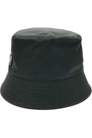 Prada Pre-owned, Dame, Sort, ONE SIZE, Nylon, Pre-owned Stof hatte