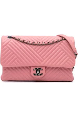 CHANEL Pre-owned, Dame, Lyserød, ONE SIZE, Uld, Pre-owned Laeder chanel-tasker
