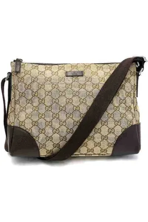Gucci Pre-owned, unisex, Brun, ONE SIZE, Uld, Pre-owned Stof gucci-tasker