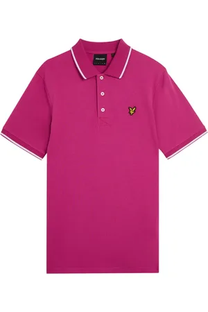 Lyle & Scott Top, Herre, Lyserød, M, SS Polo Bluser Tipped Polo Shirt