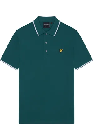 Lyle & Scott Top, Herre, Grøn, 2XL, SS Polo Bluser Tipped Polo Shirt
