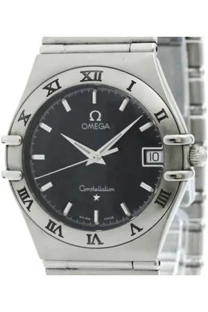 Omega Pre-owned, Herre, Grå, ONE SIZE, Pre-owned Rustfrit stal watches