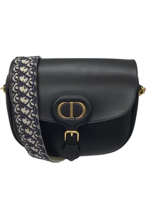 Dior Pre-owned, Dame, Sort, ONE SIZE, Uld, Pre-owned Laeder dior-tasker