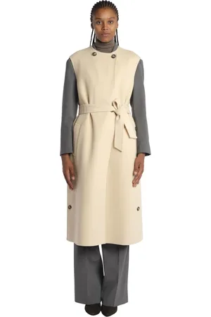 Max Mara Jakke, Dame, , S, Uld, Dobbelt Stecca vest med knapper