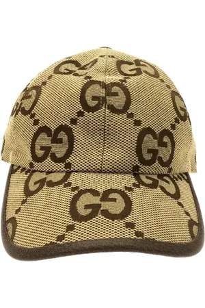 Gucci Pre-owned, Dame, , ONE SIZE, Bomuld, Pre-owned Bomuld hatte