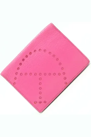 Hermès Pre-owned, Dame, Lyserød, ONE SIZE, Tyl, Pre-owned Laeder punge