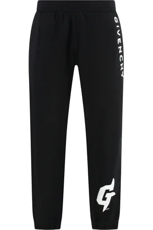 Givenchy Bukser, Herre, Sort, S, Bomuld, Bomuld Track-Pants med Lommer