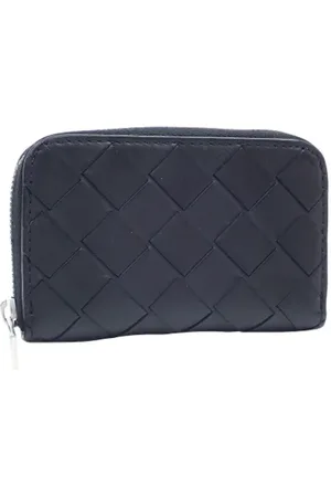Bottega Veneta Pre-owned, Herre, Sort, ONE SIZE, Læder, Pre-owned Laeder punge